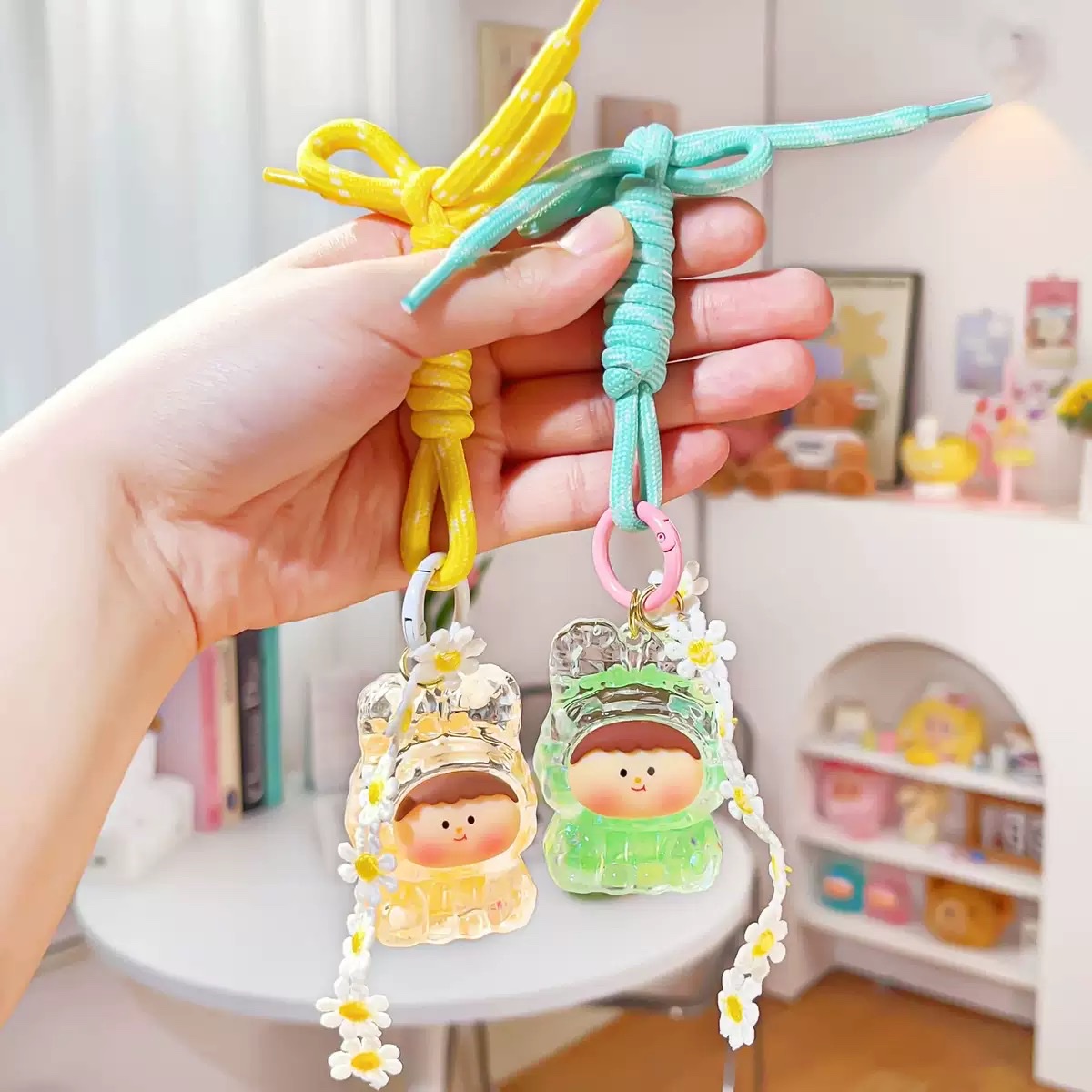 Mini Lilith Acrylic pop-up trendy toys, cute accessories, oil-filled liquid keychains, pendants and small gifts series detail image 4