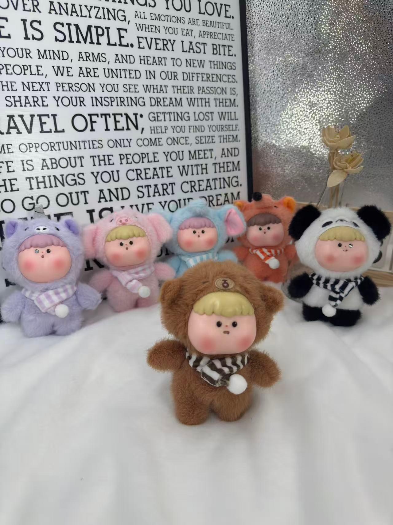 小胖娃毛绒玩具玩偶