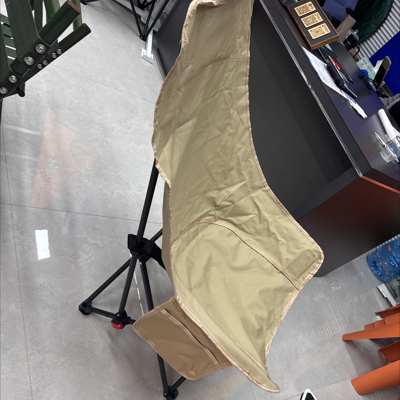 Outdoor products camping table and chair set, portable folding camping vehicle, special lightweight multi-functional leisure chair Specification image