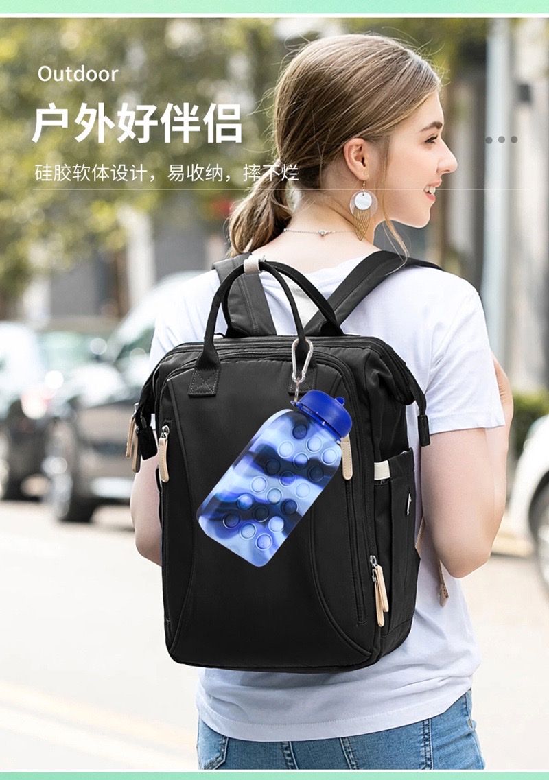 硅胶解压泡泡运动水杯新奇详情图13