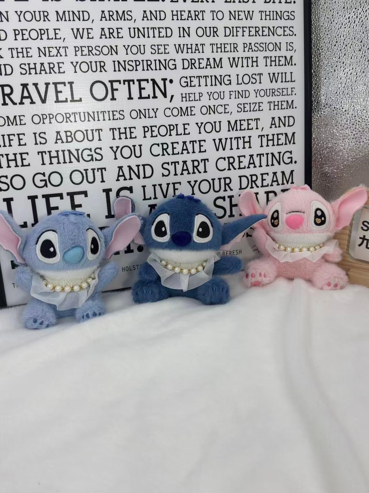 珍珠史迪仔毛绒玩具玩偶