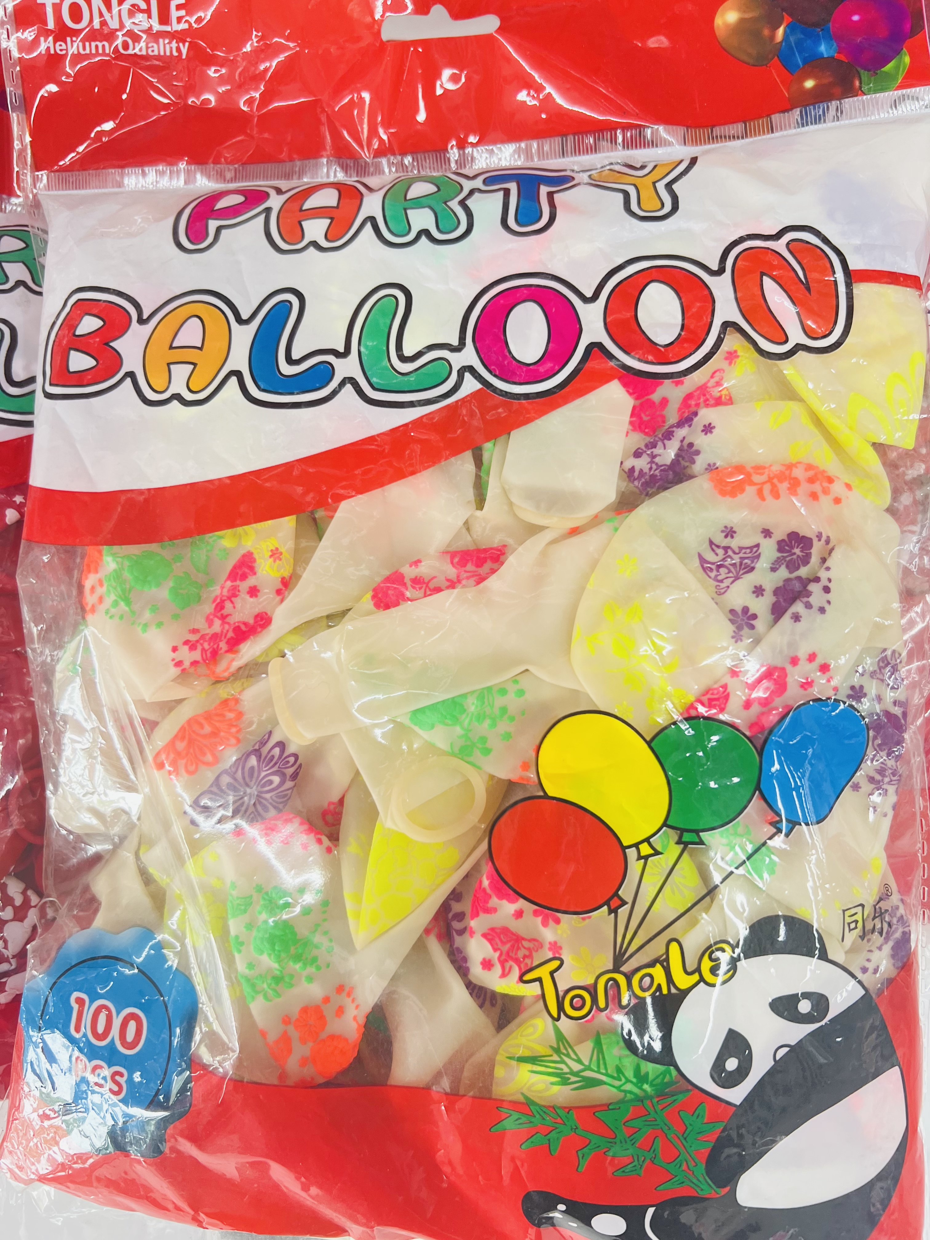 同乐透明球印图案 透明五面图案气球 造型婚庆拱门专用