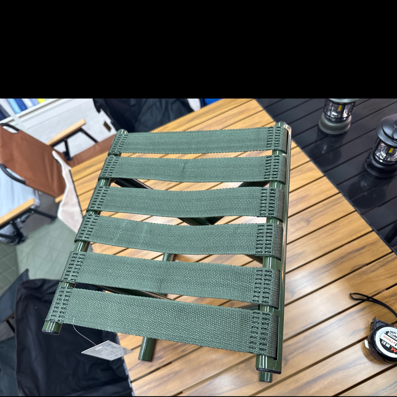 Outdoor supplies, camping table and chair set, portable folding multi-functional camping vehicle, special leisure chair, camping supplies, camping table and chair Application Scenario