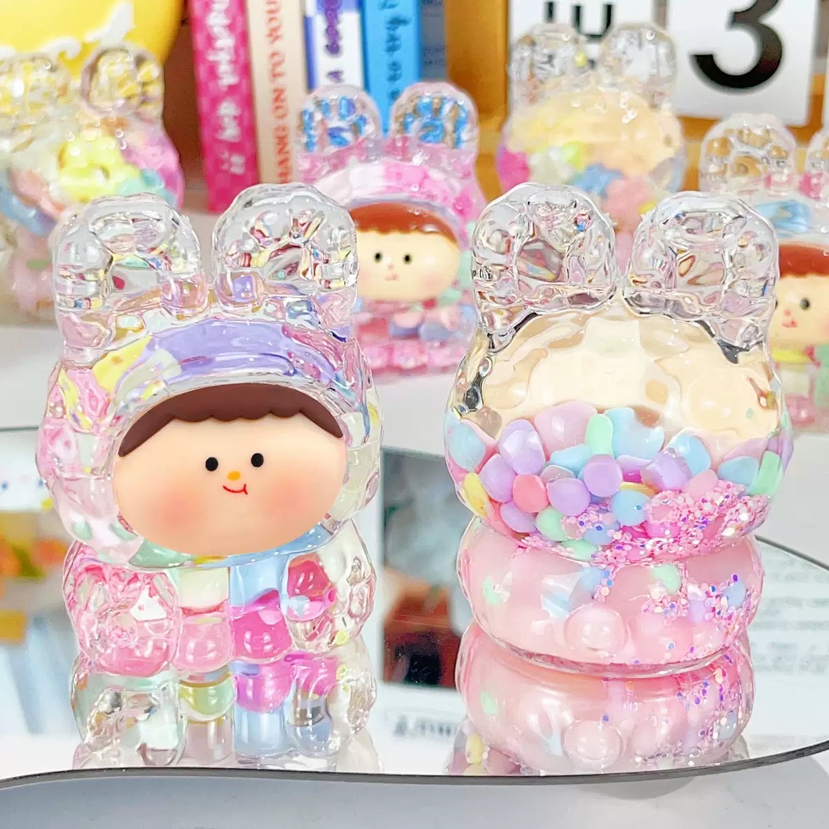 Lilith's sparkling mini and cute design jewelry desktop, car decoration blind box desktop Application Scenario