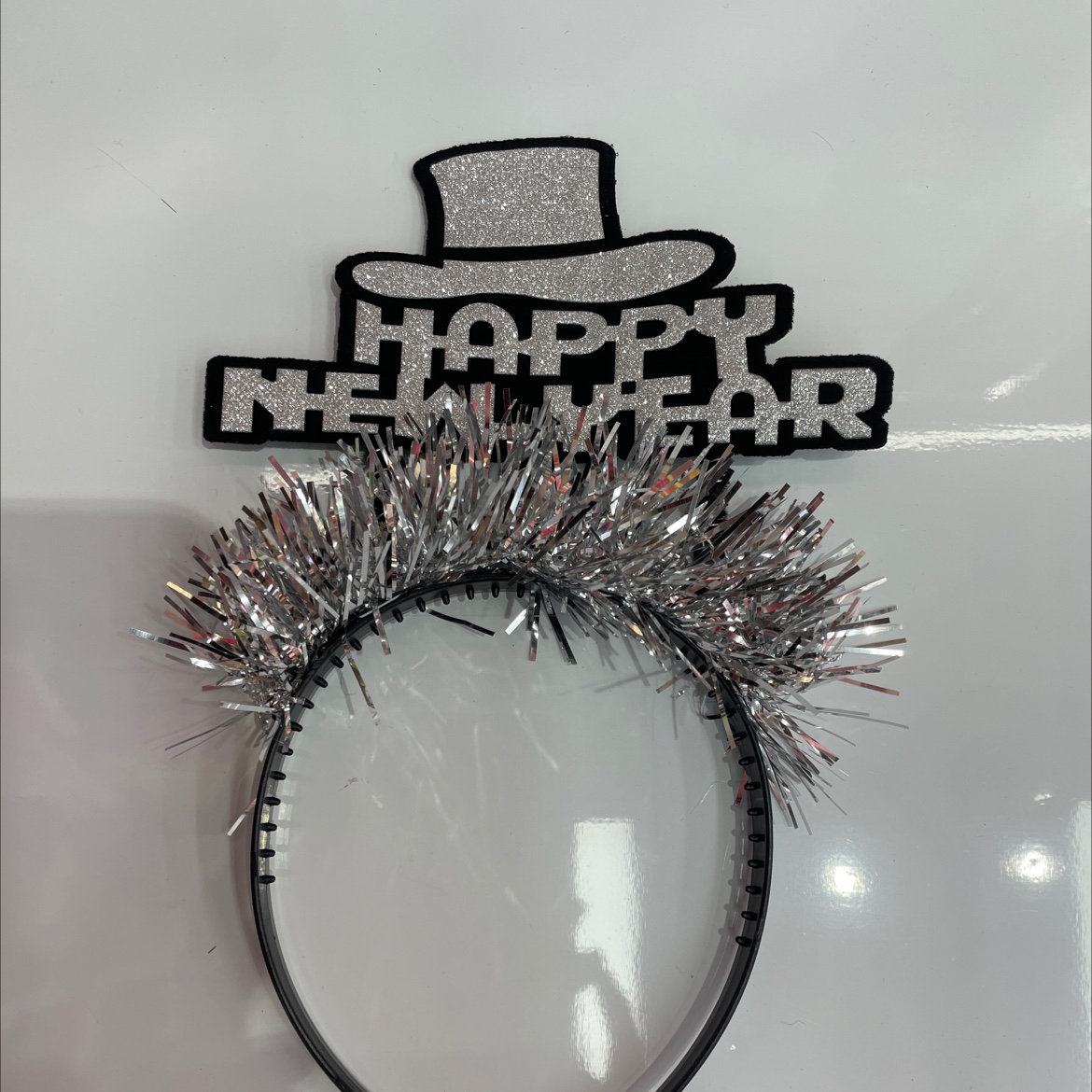 新款帽新年快乐雨丝发箍，儿童新年跨年晚会装扮表演节目精彩道具欢迎新老客户莅临