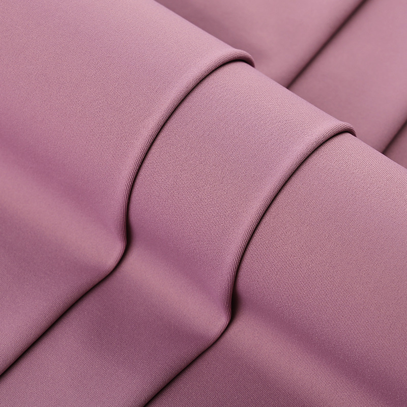 运动背心T恤用涤仿棉拉架针织面料高弹瑜伽布料透气舒适运动服装面料产品图