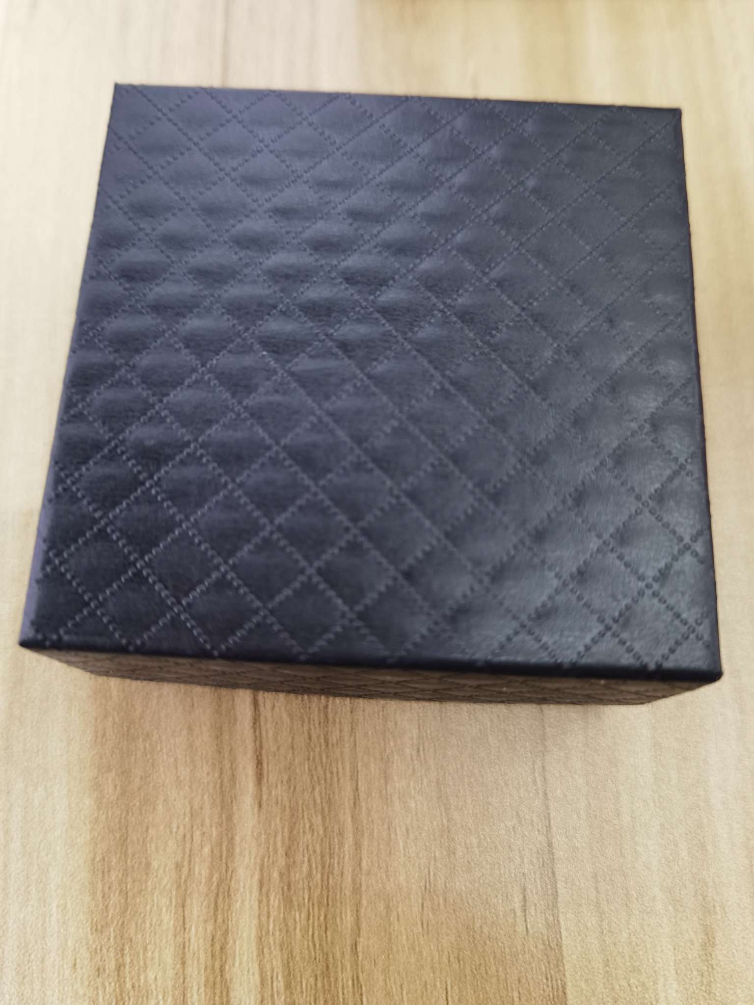 方形首饰收纳盒 礼品盒包装盒戒指盒 黑