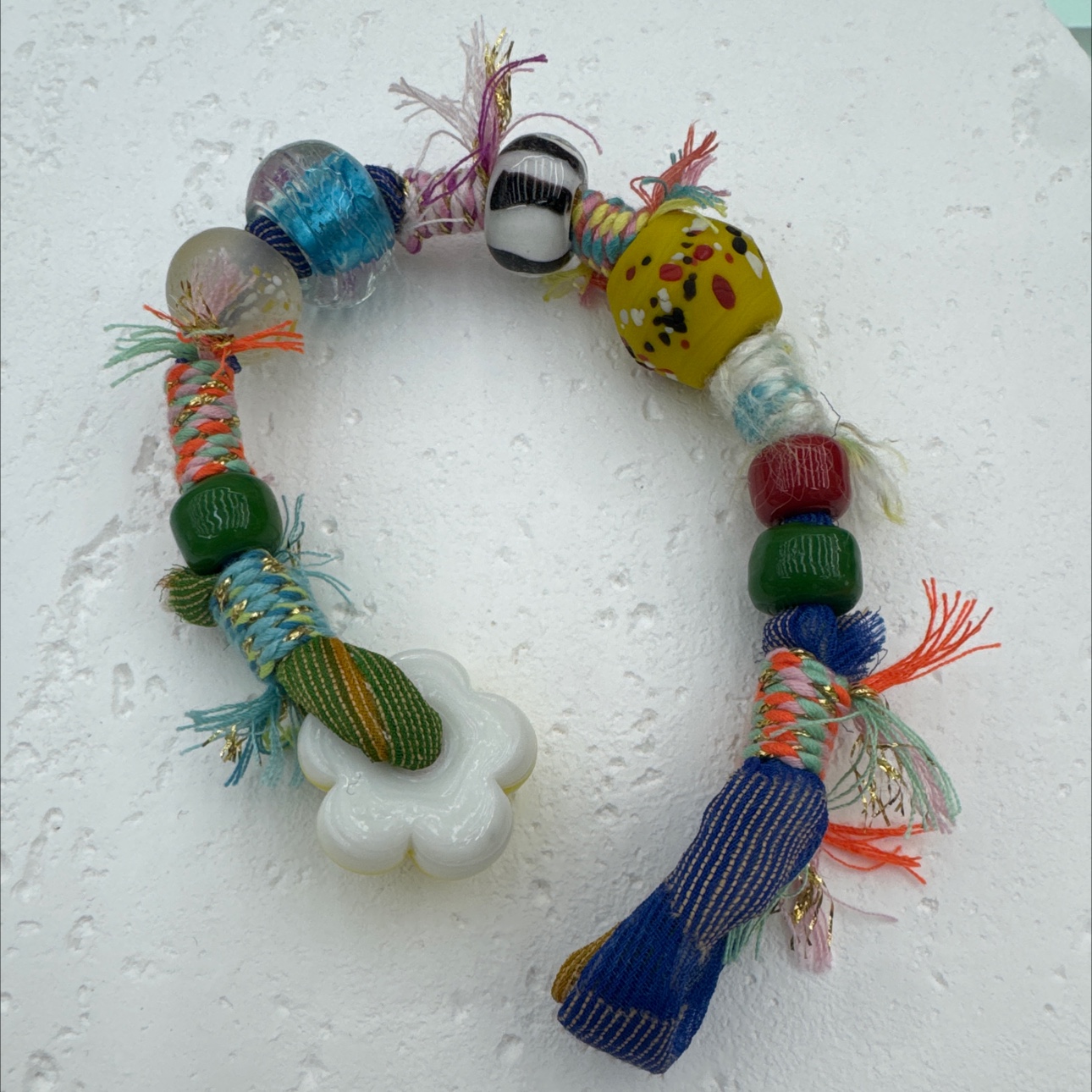 原创设计尼泊尔老琉璃高端盘玩手串手链文玩时尚饰品小红书同款可爱手链