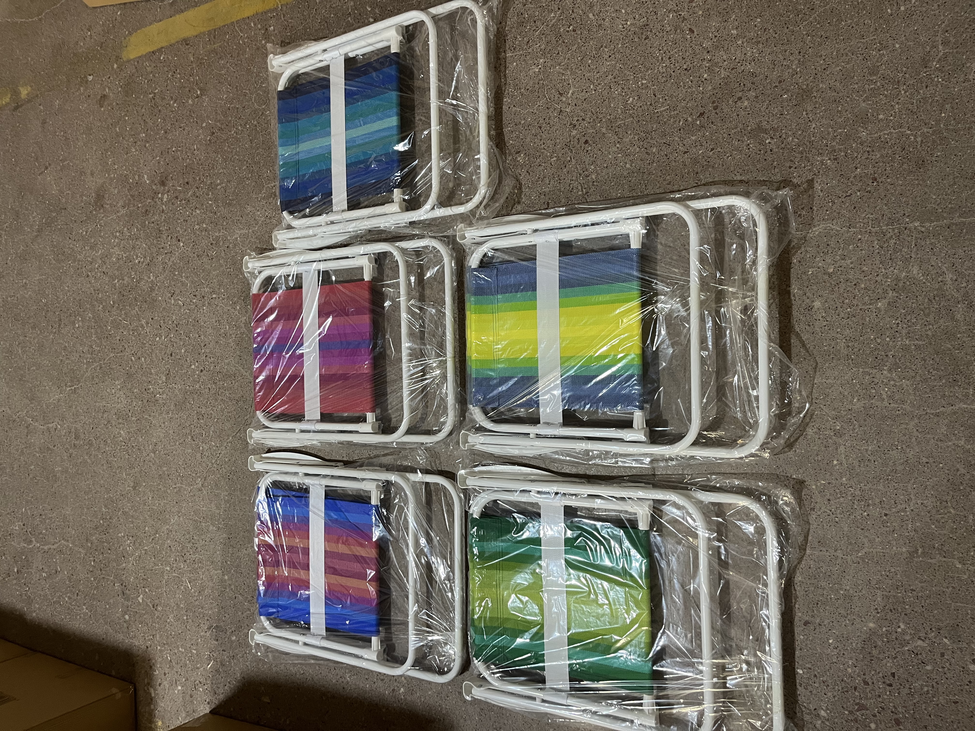 跨境直供折叠椅 户外休闲椅 沙滩椅 弹簧椅便携式钓鱼椅凳子靠背椅详情图5