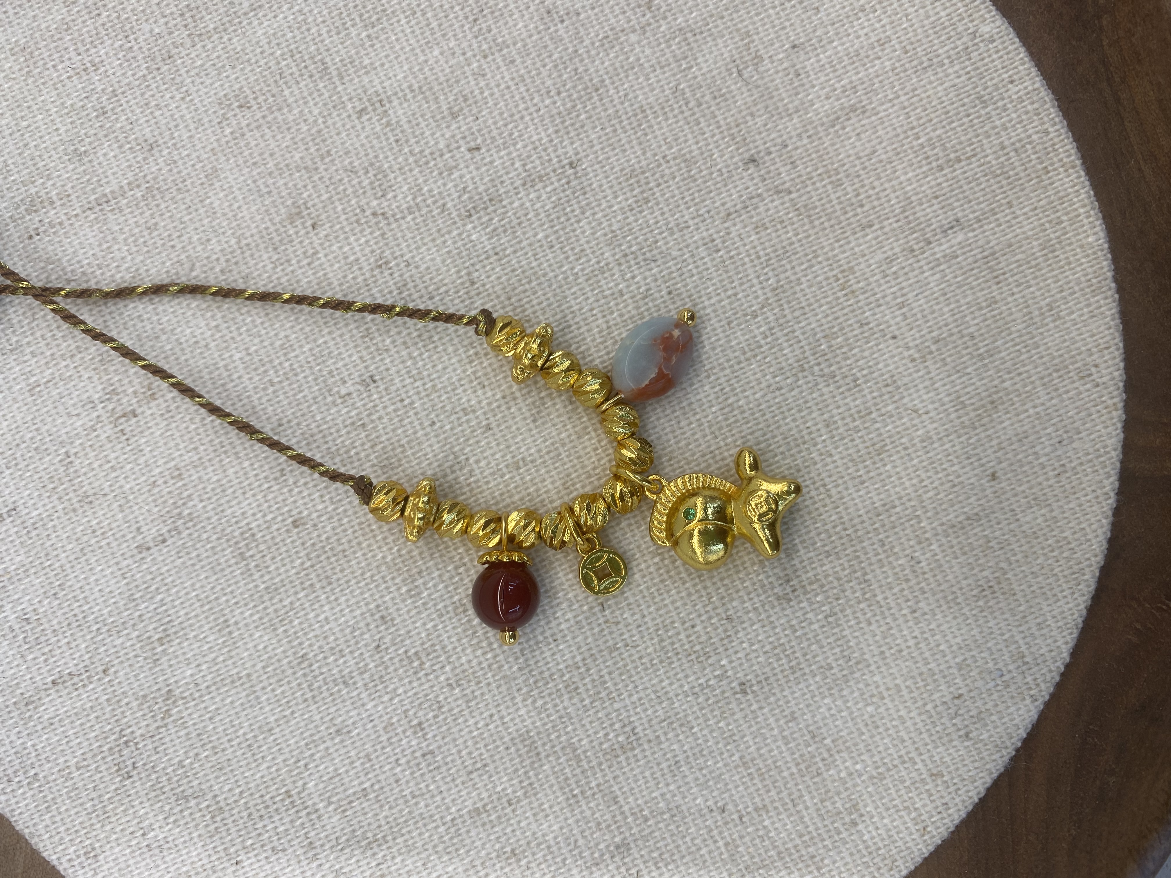 Trendy copper jewelry necklace, "Success Comes Immediately" necklace, fashionable and versatile, women's and men's jewelry