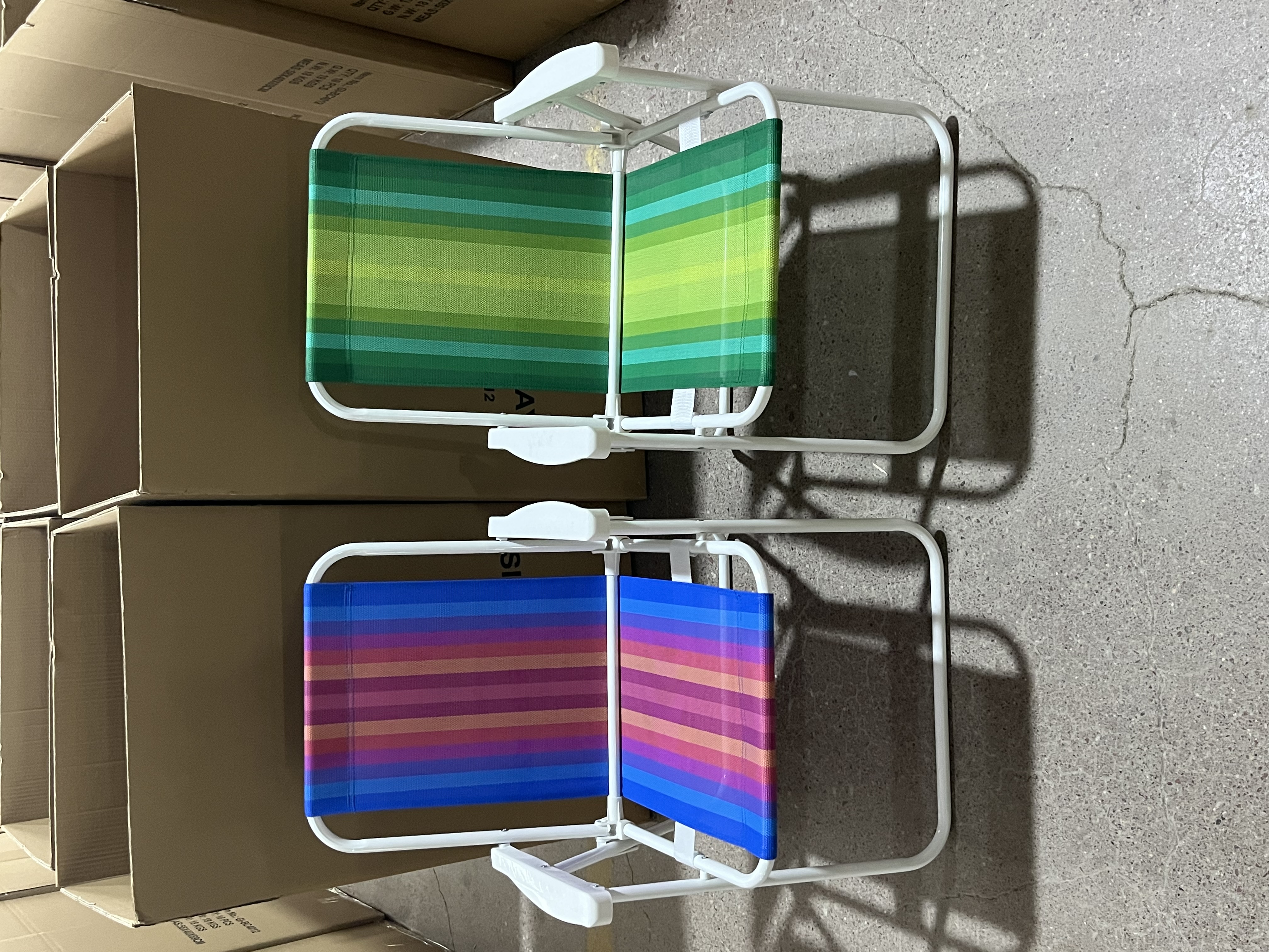 跨境直供折叠椅 户外休闲椅 沙滩椅 弹簧椅便携式钓鱼椅凳子靠背椅详情图13