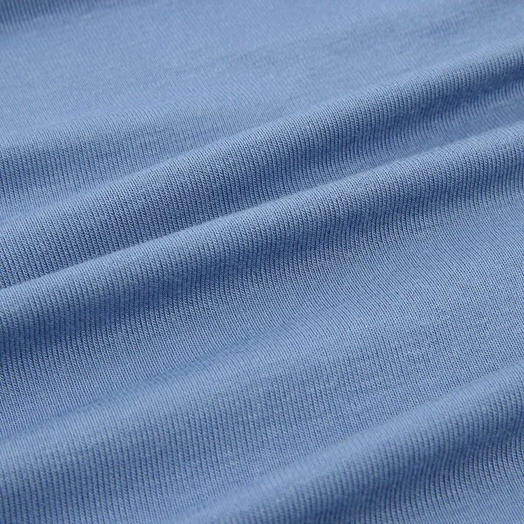1x1 artificial cotton modal fabric, customizable elastic threaded vest base layer fabric, soft, comfortable and breathable clothing accessory detail image 2