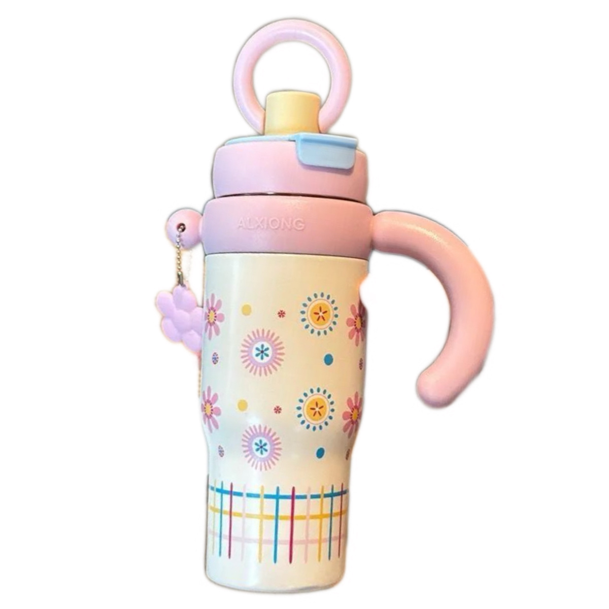 Other giant large-capacity insulated cups of the same style as Internet celebrities, with a high appearance level, 316 stainless steel insulated and chilled water cup with a tea compartment of 800ML Item Picture