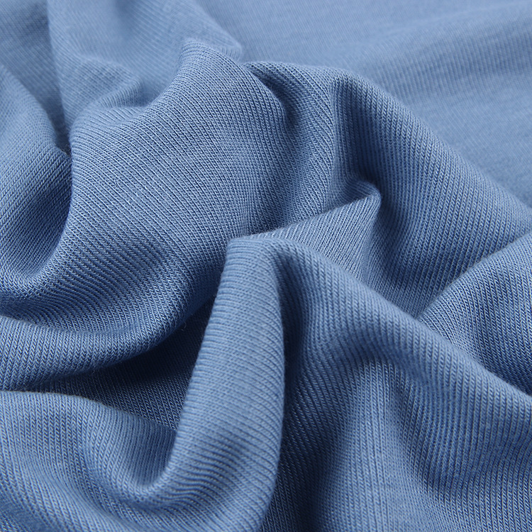 1x1 artificial cotton modal fabric, customizable elastic threaded vest base layer fabric, soft, comfortable and breathable clothing accessory details Picture
