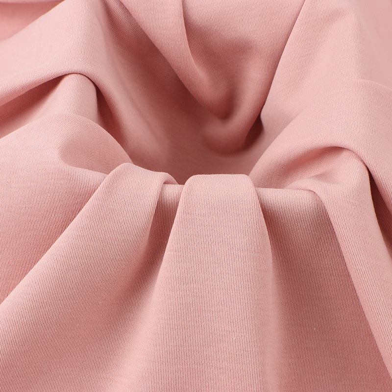 重磅丝柔棉面料60S丝光双面拉架平纹弹力T恤