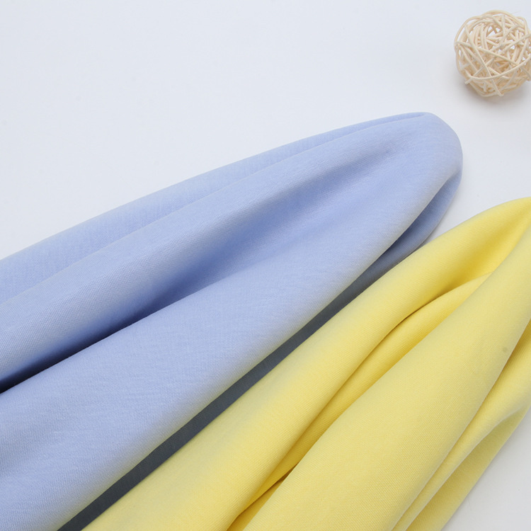 Fine cotton double-sided plain weave knitted sweatshirt as the base fabric for autumn and winter, soft and warm fabric, double-sided fabric Specification image