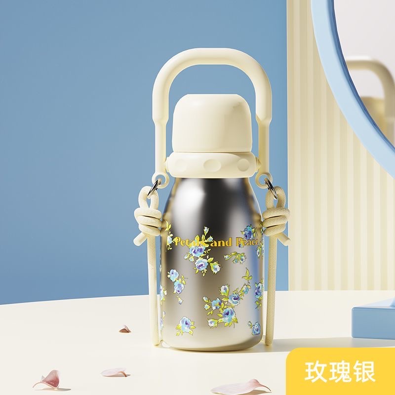 2025 New model Insulated cup for other girls, 2025 High appearance level water cup, large capacity portable straw water bottle for going out, 680ML full figure
