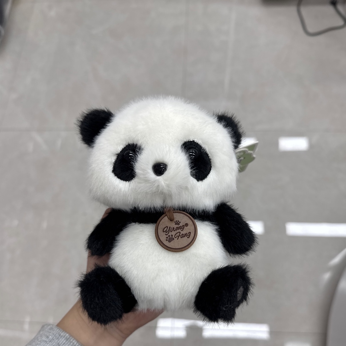 掌中宝毛绒玩偶艺绒坊香墩墩乐园公仔安抚布娃娃送小朋友摆件礼物熊猫