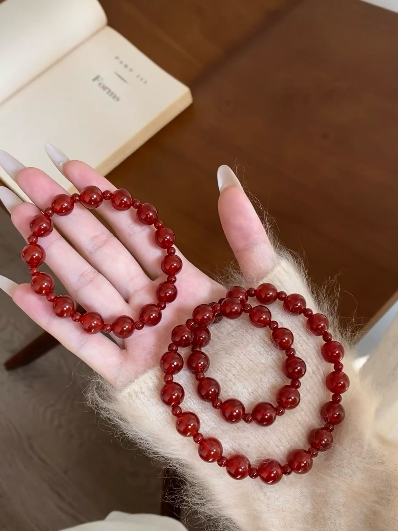 Hot-selling red agate bracelets, red series bracelets