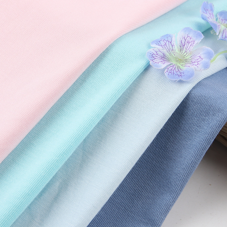 1x1 artificial cotton modal fabric, customizable elastic threaded vest base layer fabric, soft, comfortable and breathable clothing accessory detail image 4