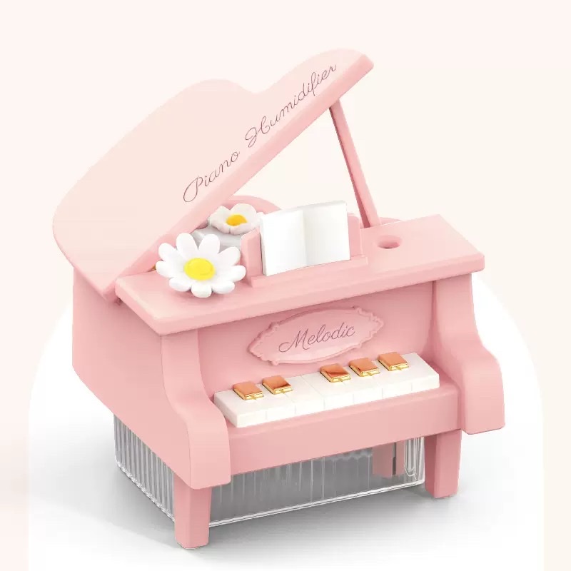 New air humidifier, seven-color ambient light, portable USB charging, car desktop, office and study, spray water replenishment, piano model Application Scenario