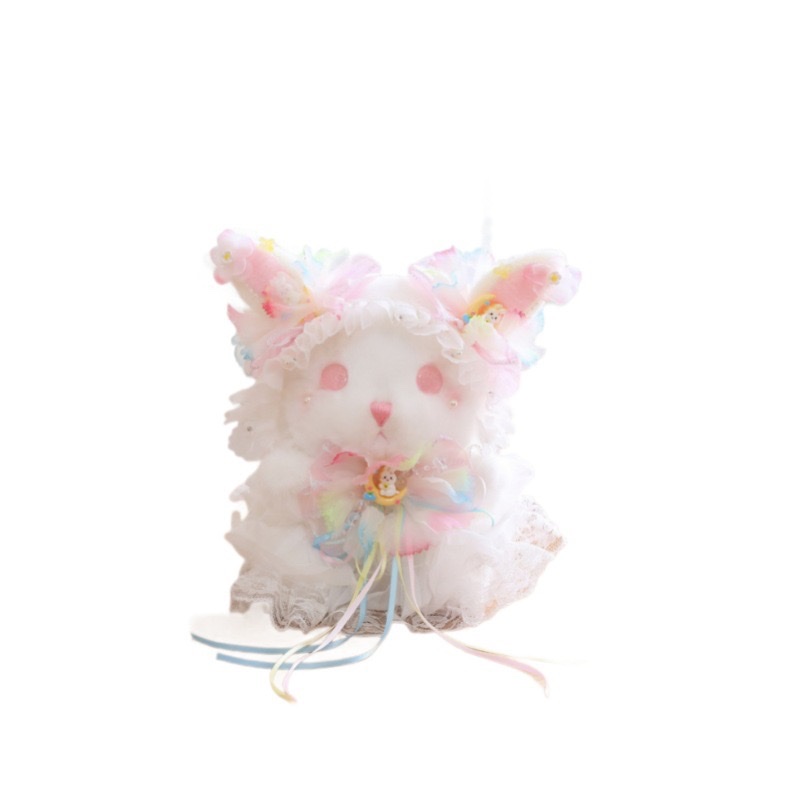 毛绒玩具创意潮流玩具新款洛丽塔毛绒公仔兔子玩偶森系卡通垂耳小兔子娃娃闺蜜生日礼物 详情图8