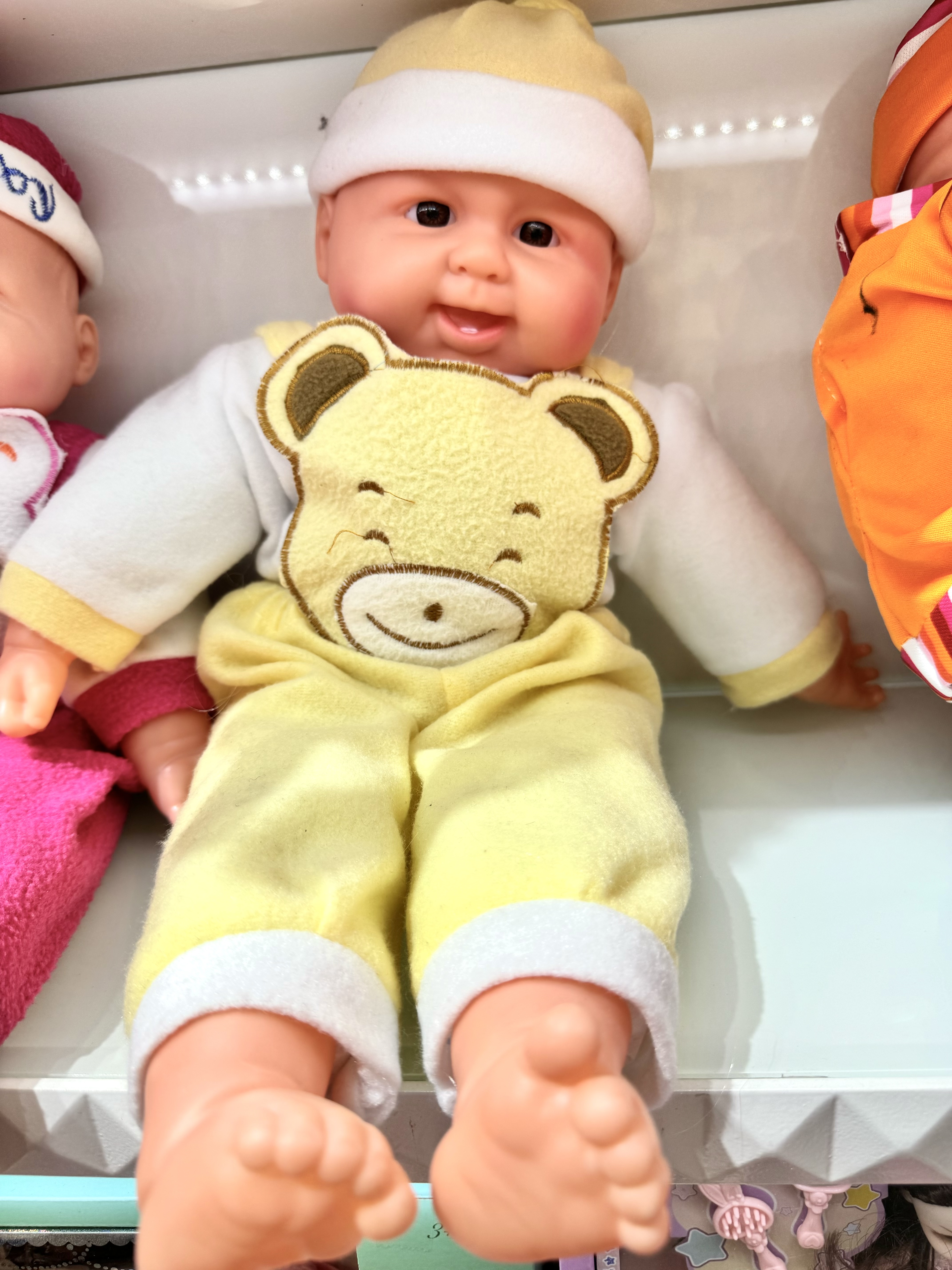 Simulated baby, simulated laughing doll, laughing doll, all-soft rubber doll model teaching aid, baby dummy toy, vinyl doll details Picture