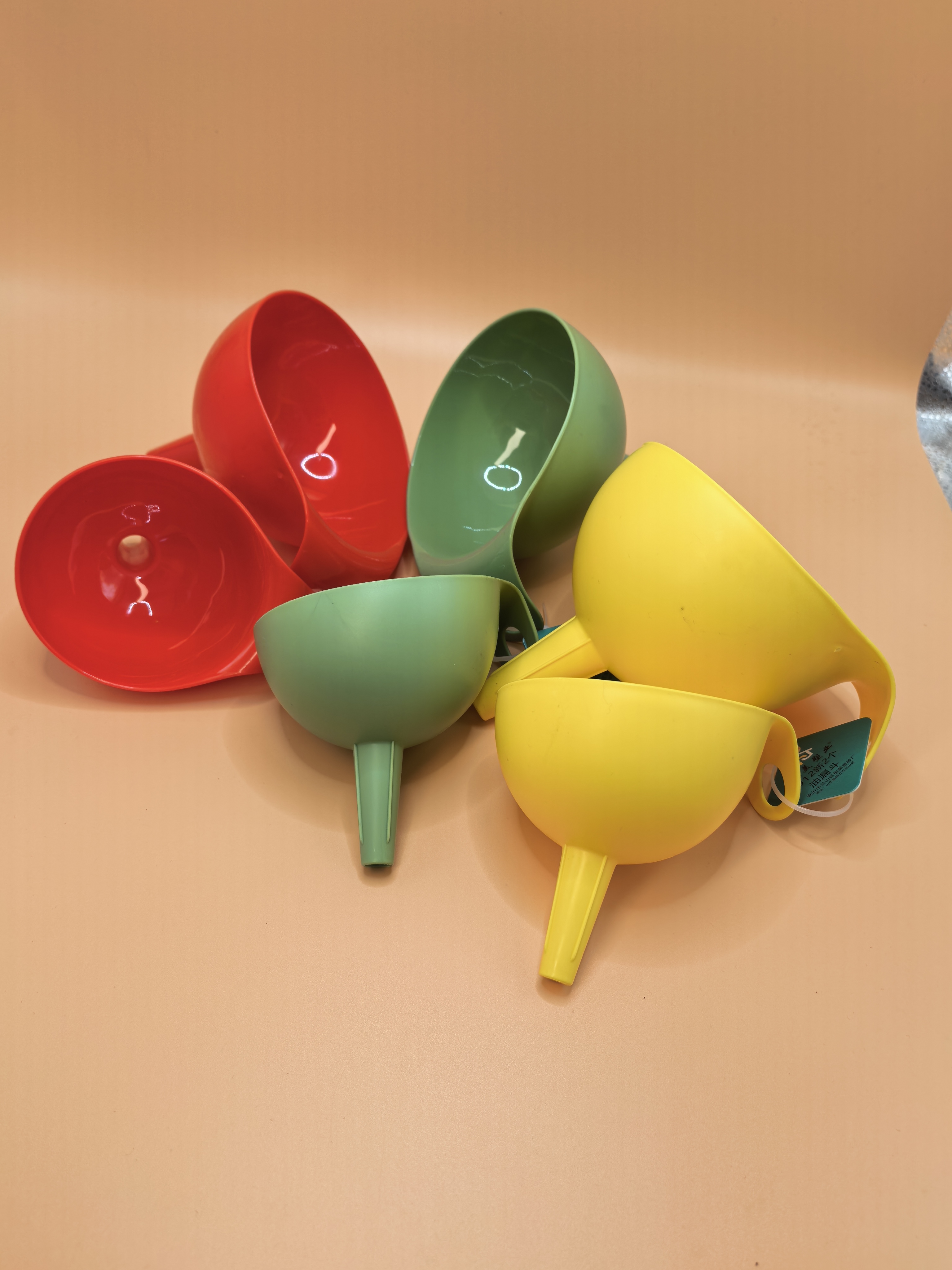 塑料漏斗厨房用品耐热便携多用途家用灌装工具轻便实用2个装