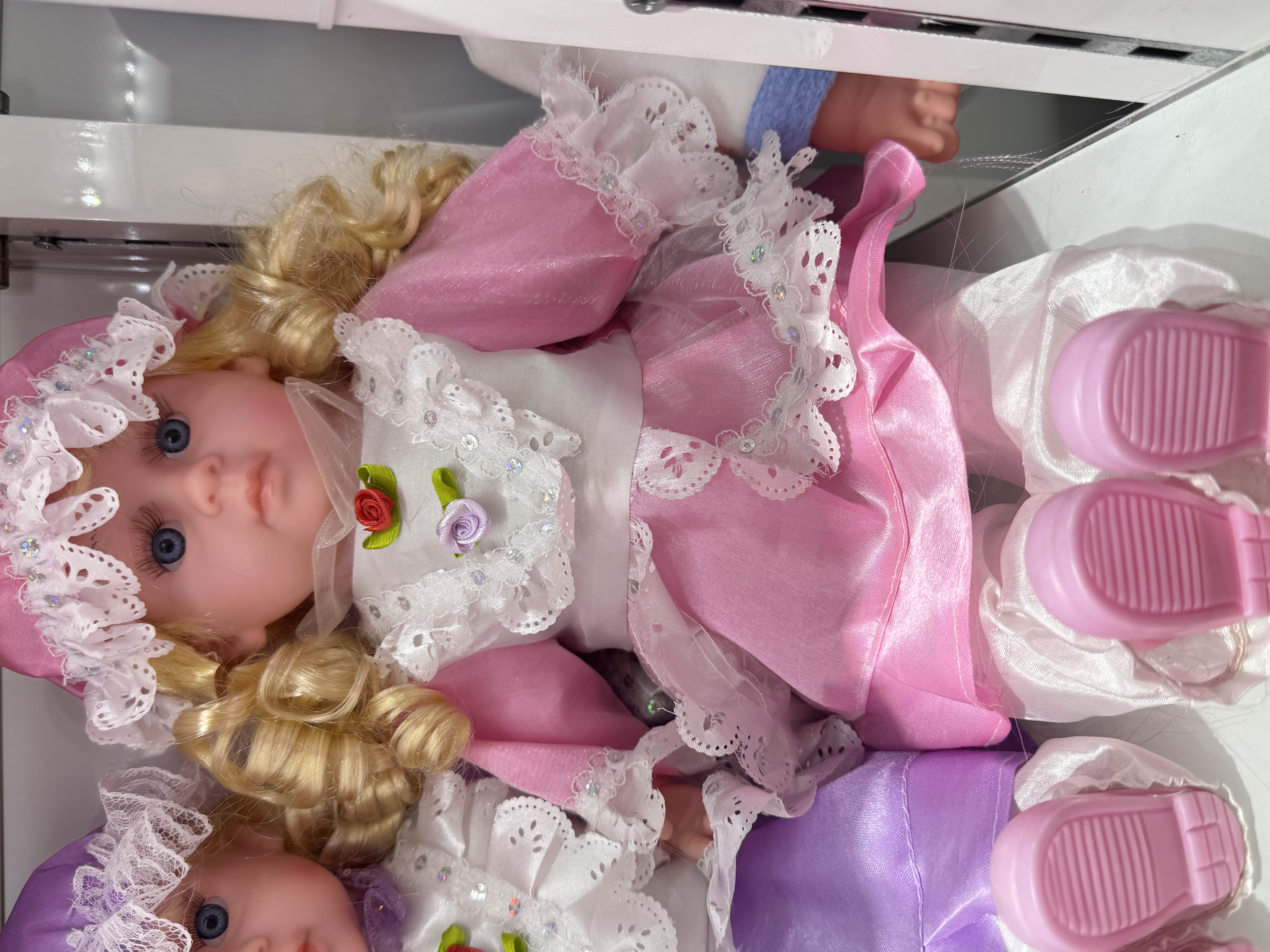 Simulated rubber doll home service training, simulated baby intelligence doll, role-playing toy Item Picture