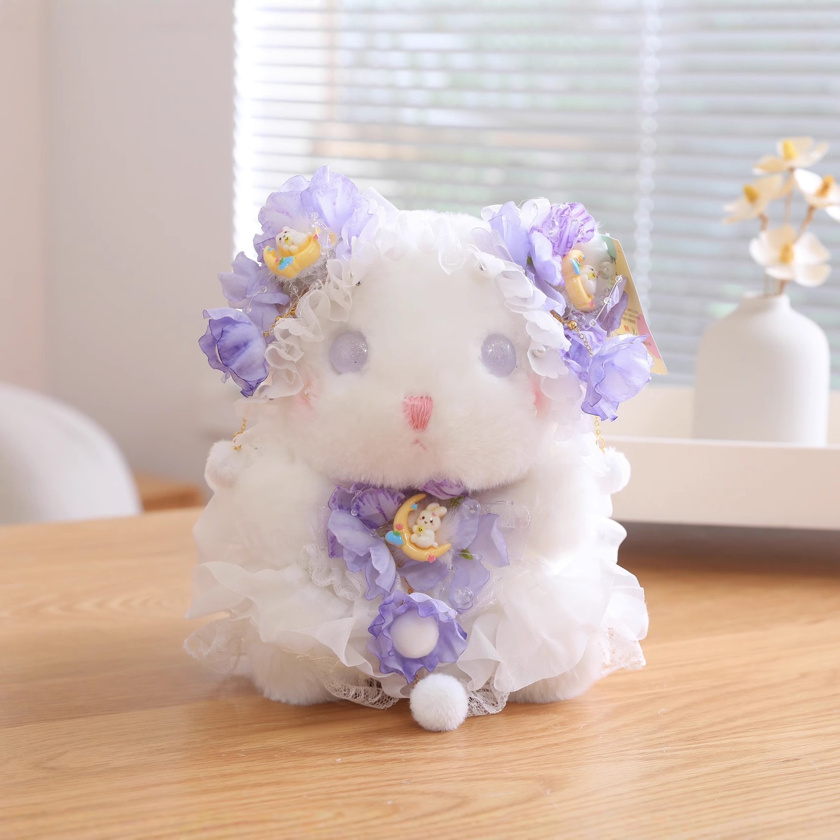 毛绒玩具创意潮流玩具新款洛丽塔毛绒公仔兔子玩偶森系卡通垂耳小兔子娃娃闺蜜生日礼物 详情图6