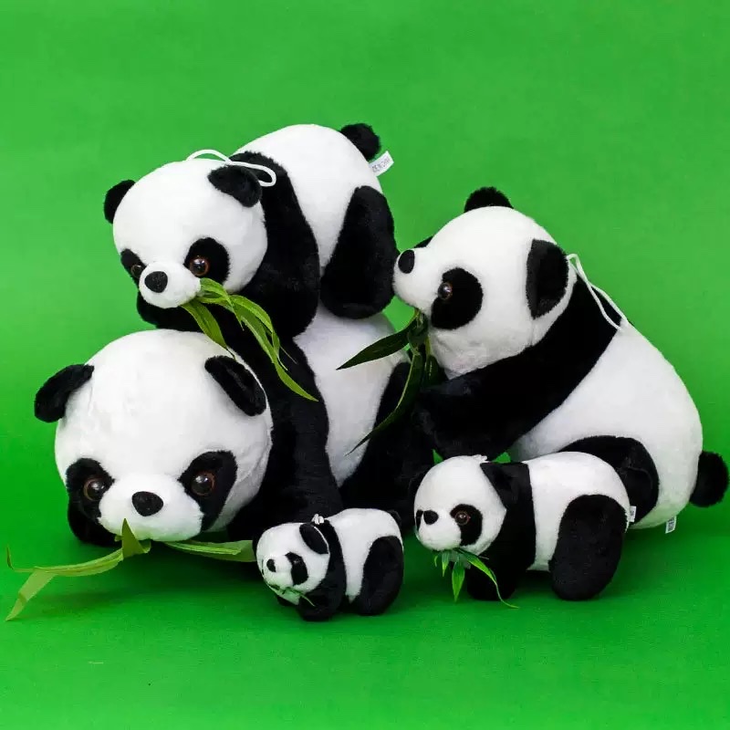 抛洒毛绒玩具小公仔挂件国宝大熊猫厂家直营日韩系立体熊猫迷你 毛绒玩具毛绒玩具创意潮流玩具