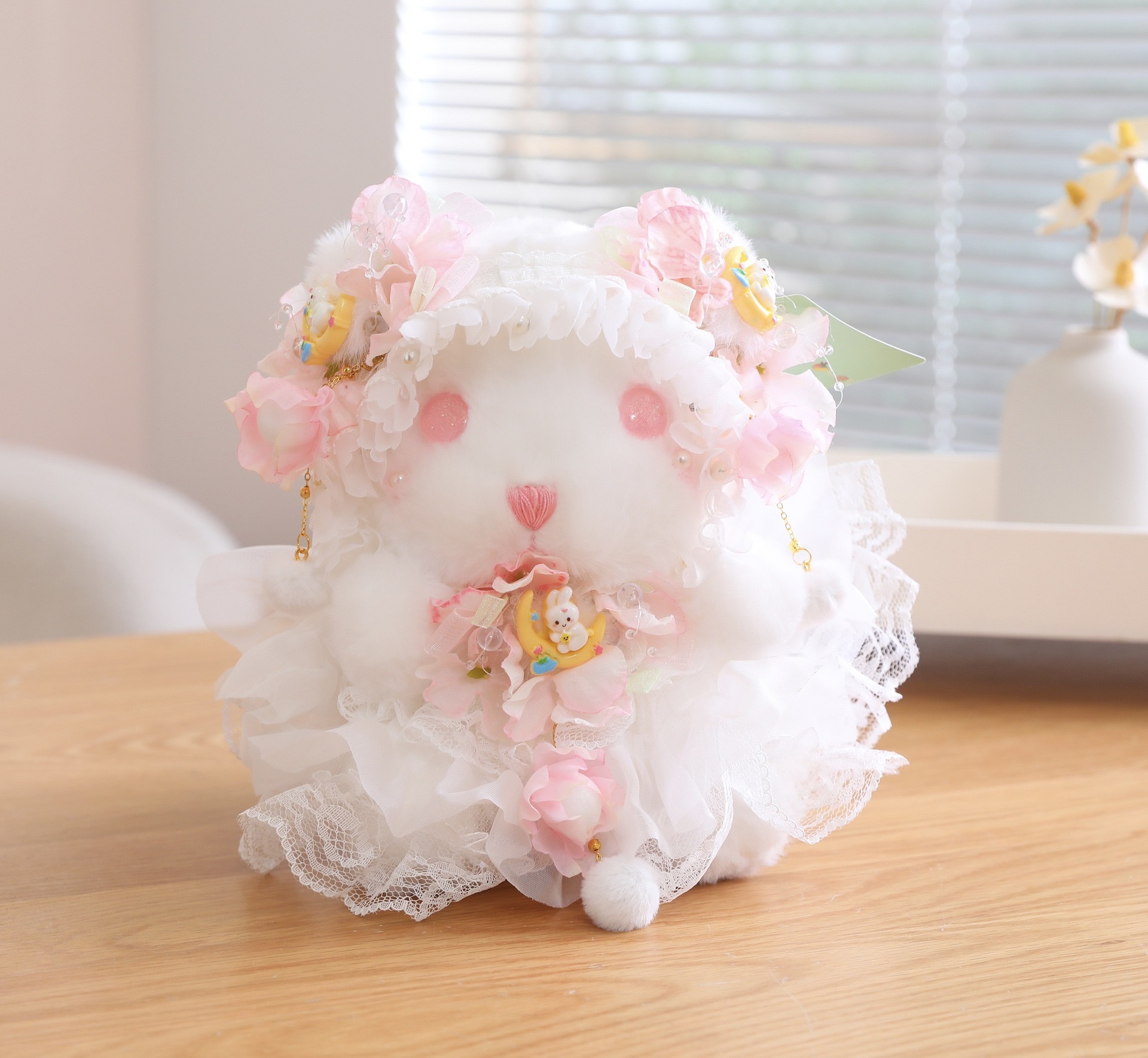 毛绒玩具创意潮流玩具新款洛丽塔毛绒公仔兔子玩偶森系卡通垂耳小兔子娃娃闺蜜生日礼物 详情图11