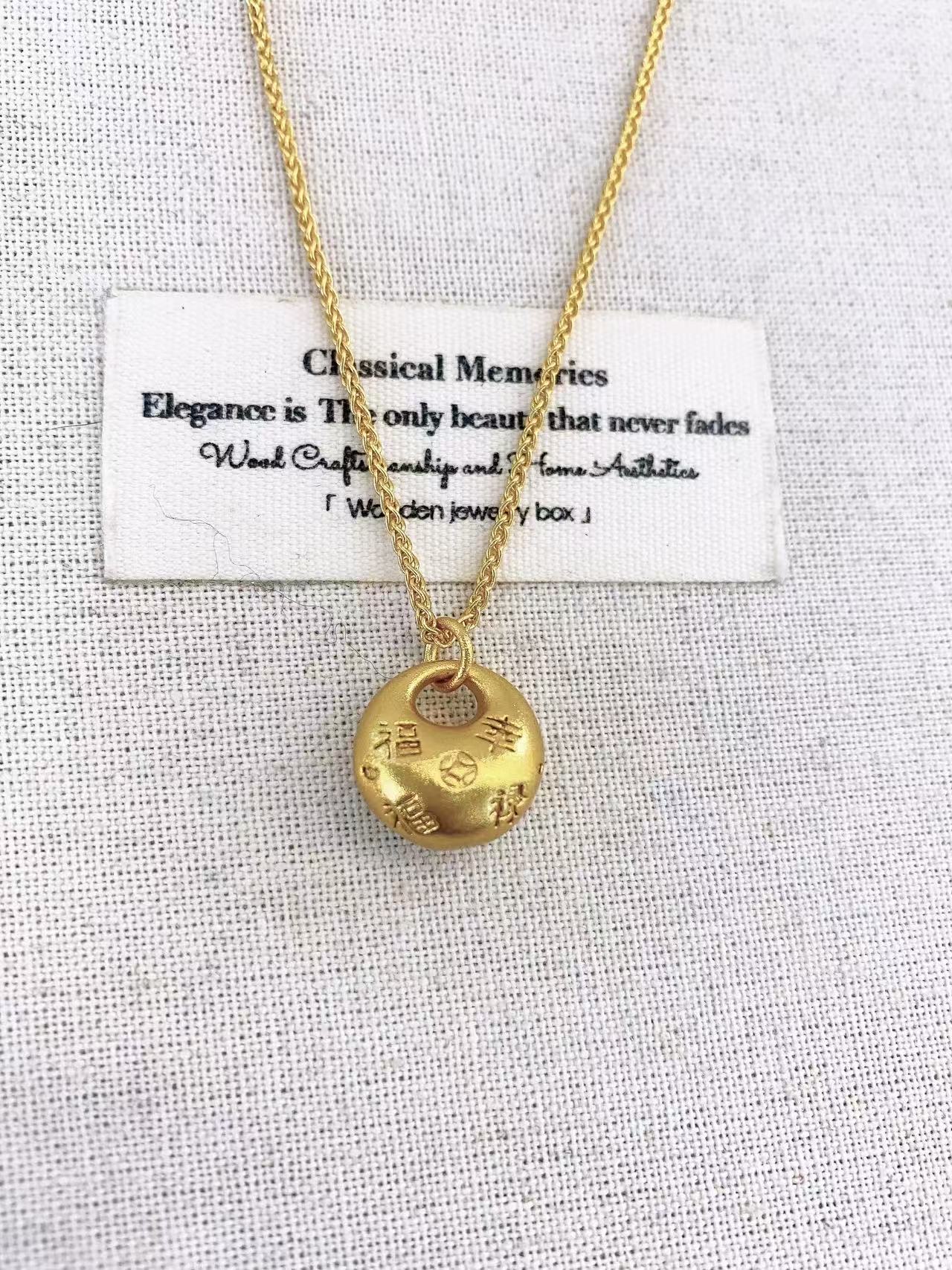 Trendy copper jewelry necklace, a fashionable and versatile necklace accessory gift for women