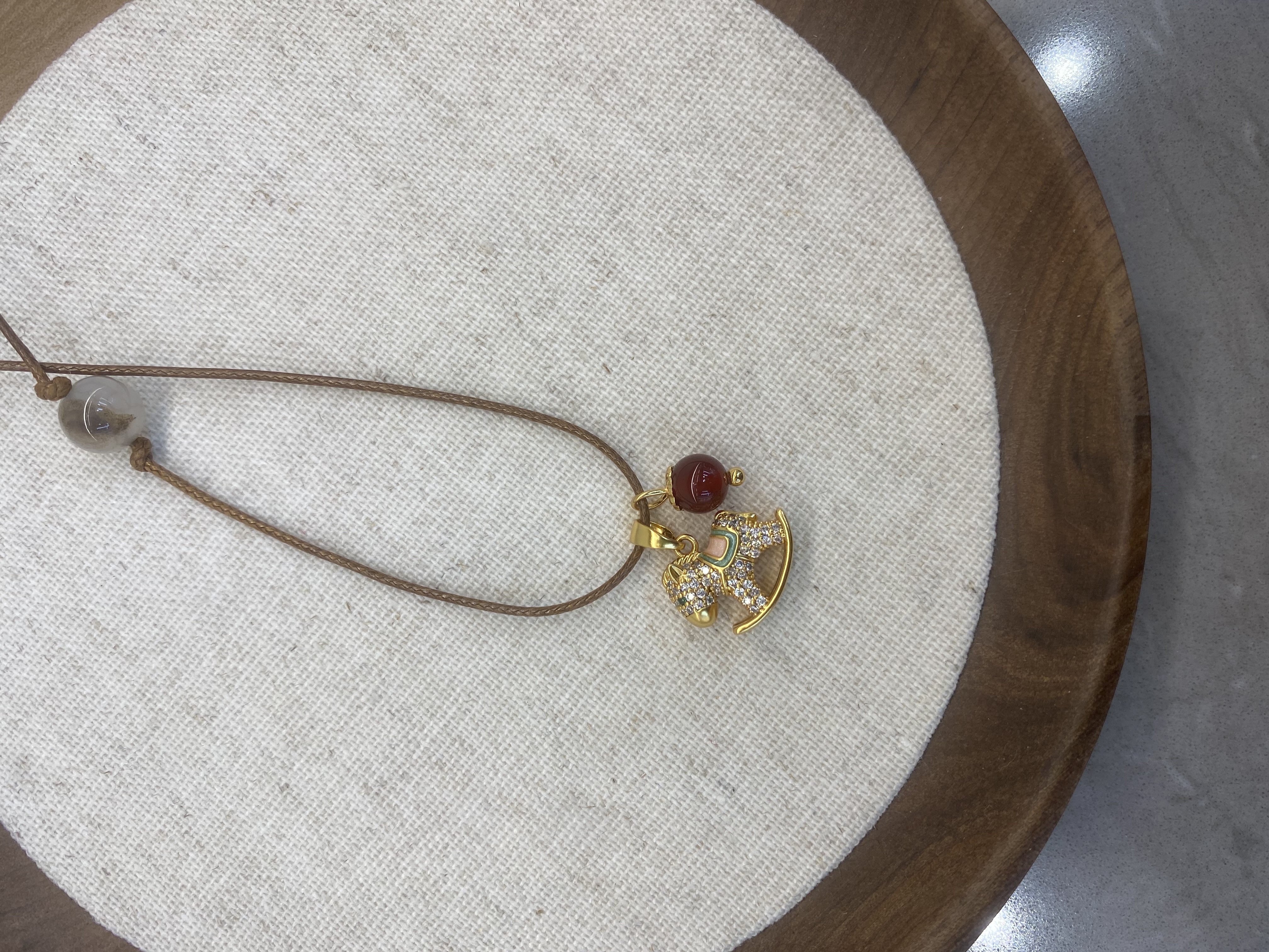 Simple and long sweater chain for women's autumn and winter, 18-strand ancient fabric rope, fashionable and versatile necklace accessory