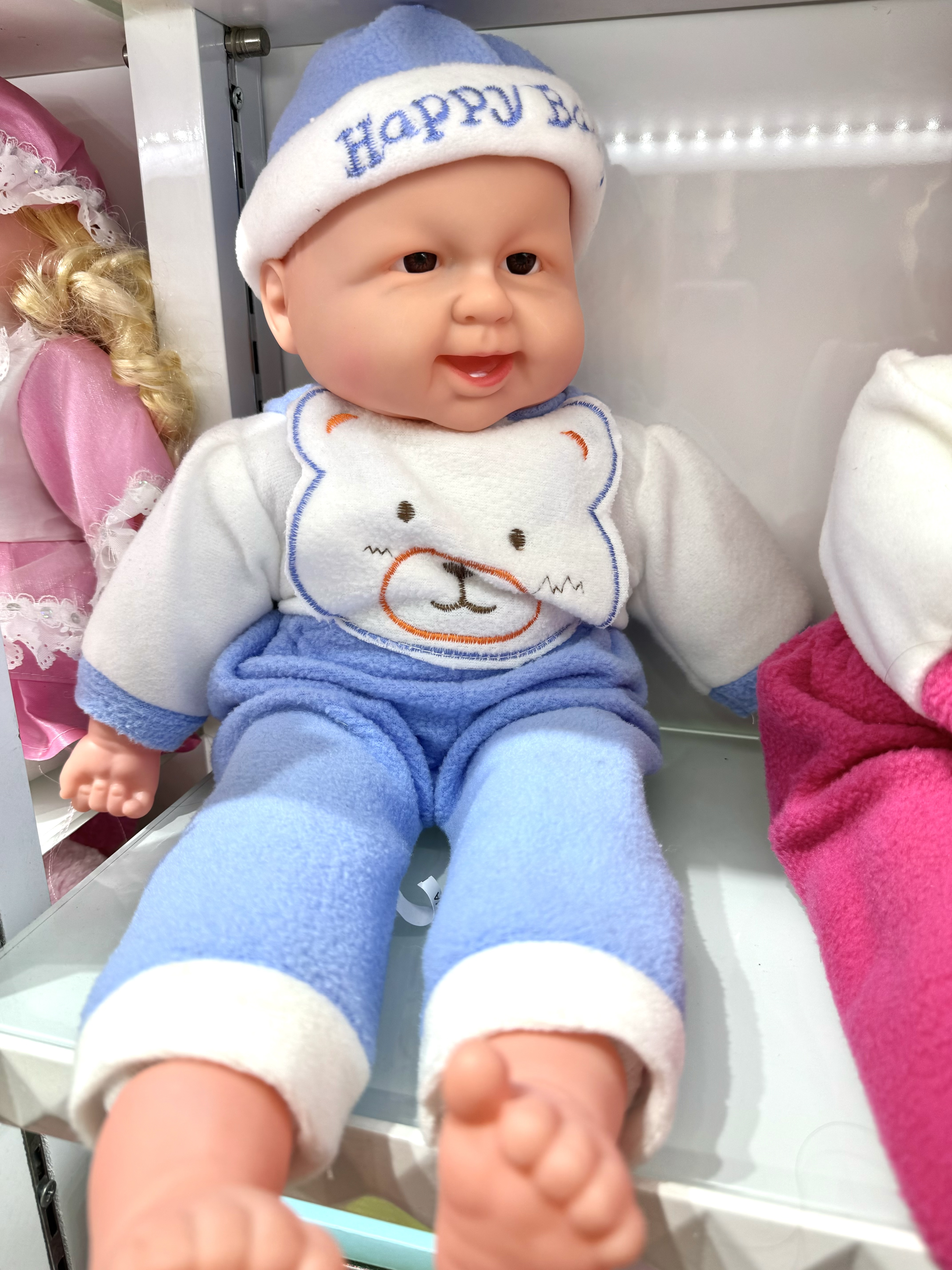 Simulated baby, simulated laughing doll, laughing doll, all-soft rubber doll model teaching aid, baby dummy toy, vinyl doll Specification image