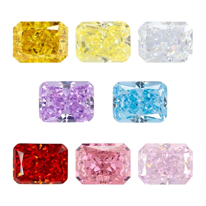 Colorful high-fire high-carbon diamond jewelry cross-border e-commerce jewelry