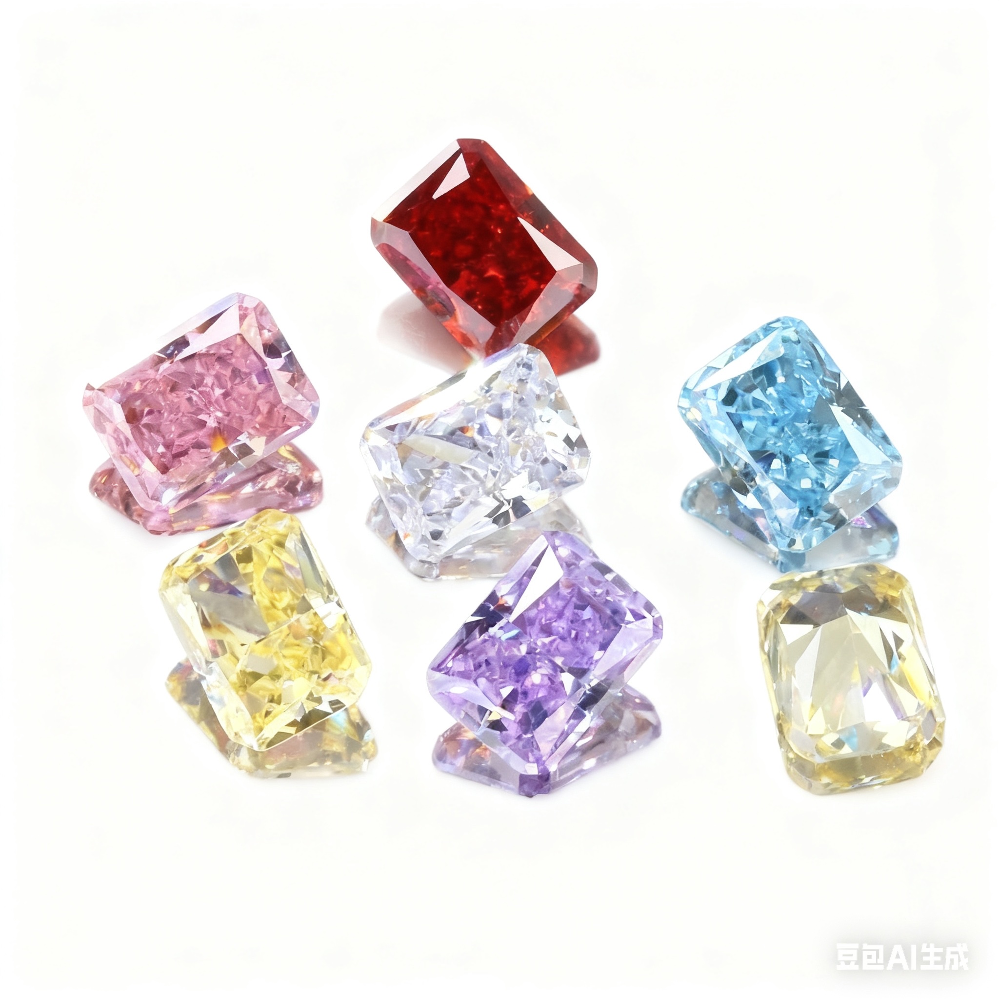 Colorful high-fire high-carbon diamond jewelry cross-border e-commerce jewelry Application Scenario