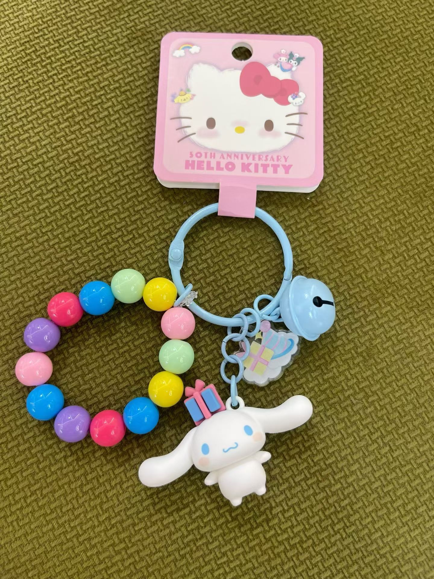 正版 三丽鸥 手链 钥匙链 手机链 潮品 装饰手机挂绳珠 卡通可爱详情图2