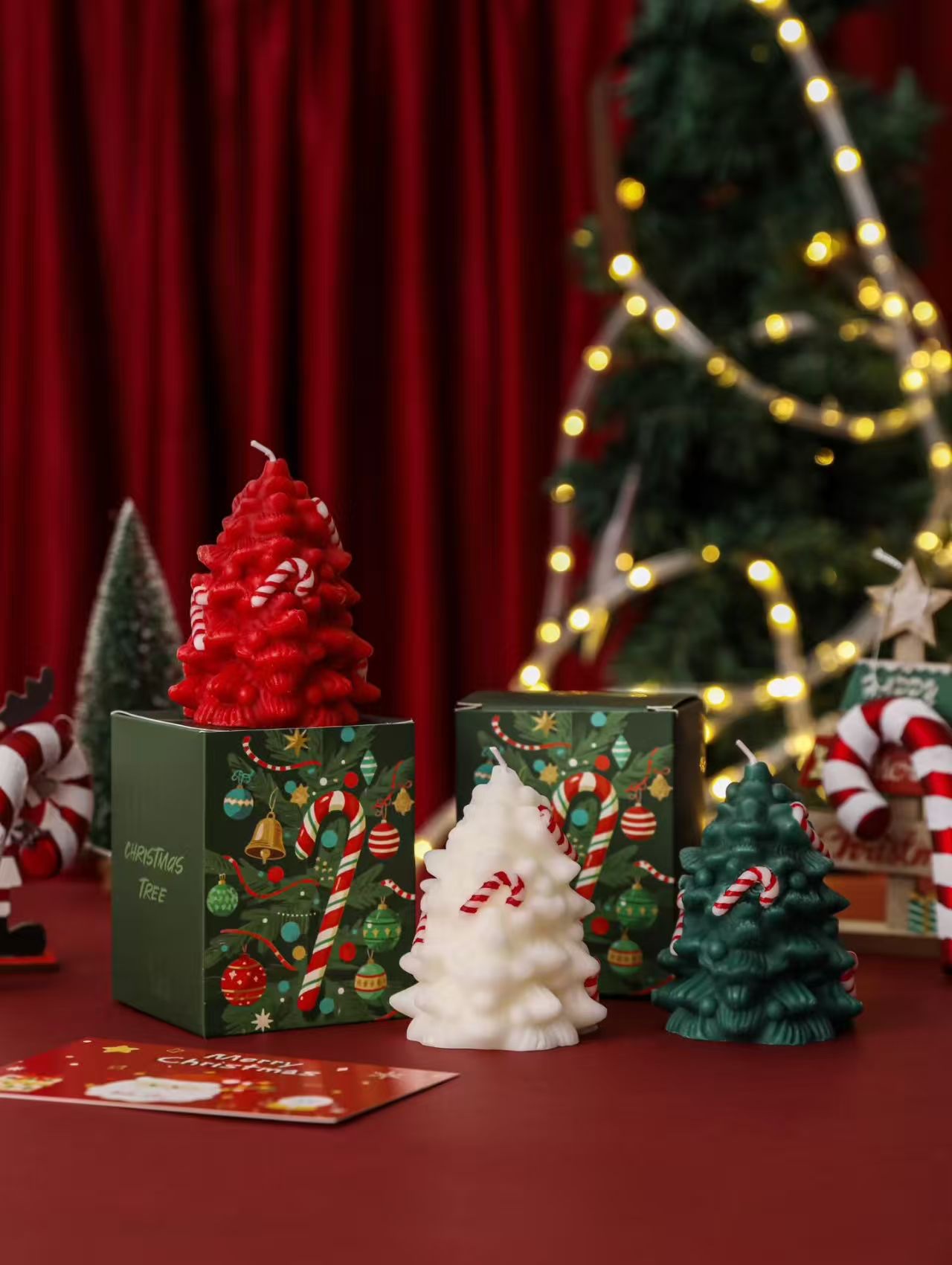 Aromatherapy candles Party set Christmas fragrance, European-style aromatherapy candles, aromatherapy candles Christmas tree atmosphere Specification image