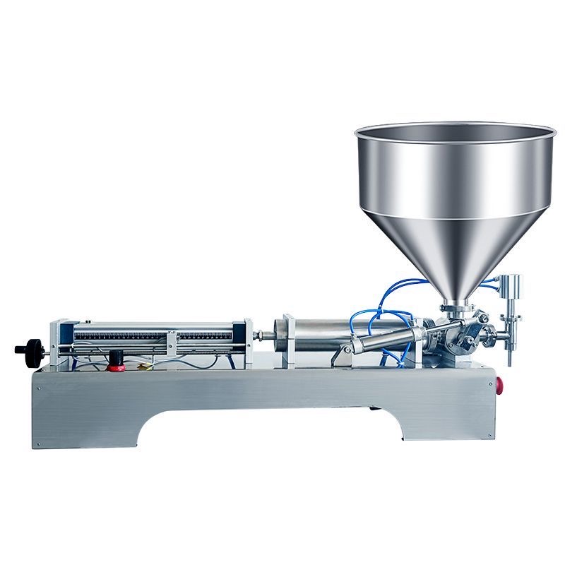 气动膏体定量灌装机蜂蜜酱料灌装化妆品定量膏液体分装机罐装机