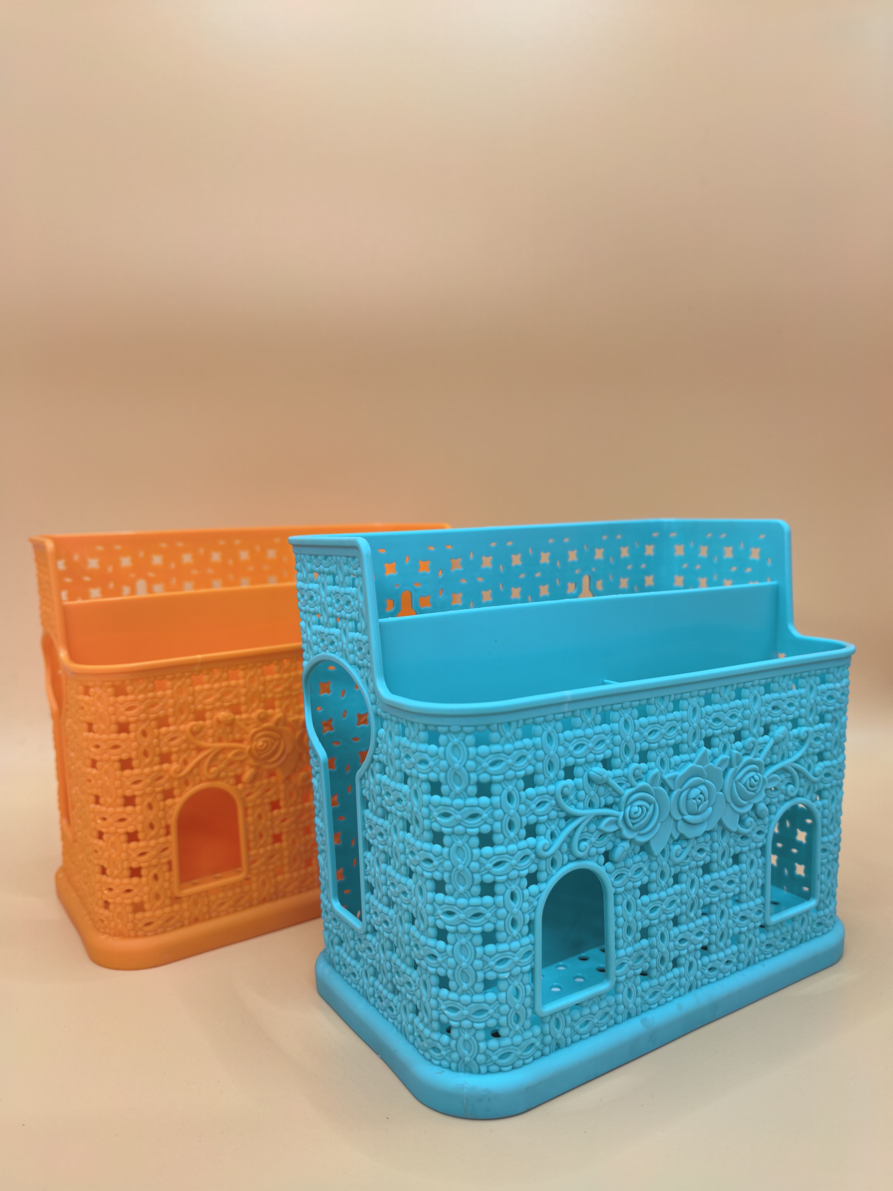 不锈钢筷笼厨房用品筷子筒菜刀收纳架多功能筷笼置物盒家用