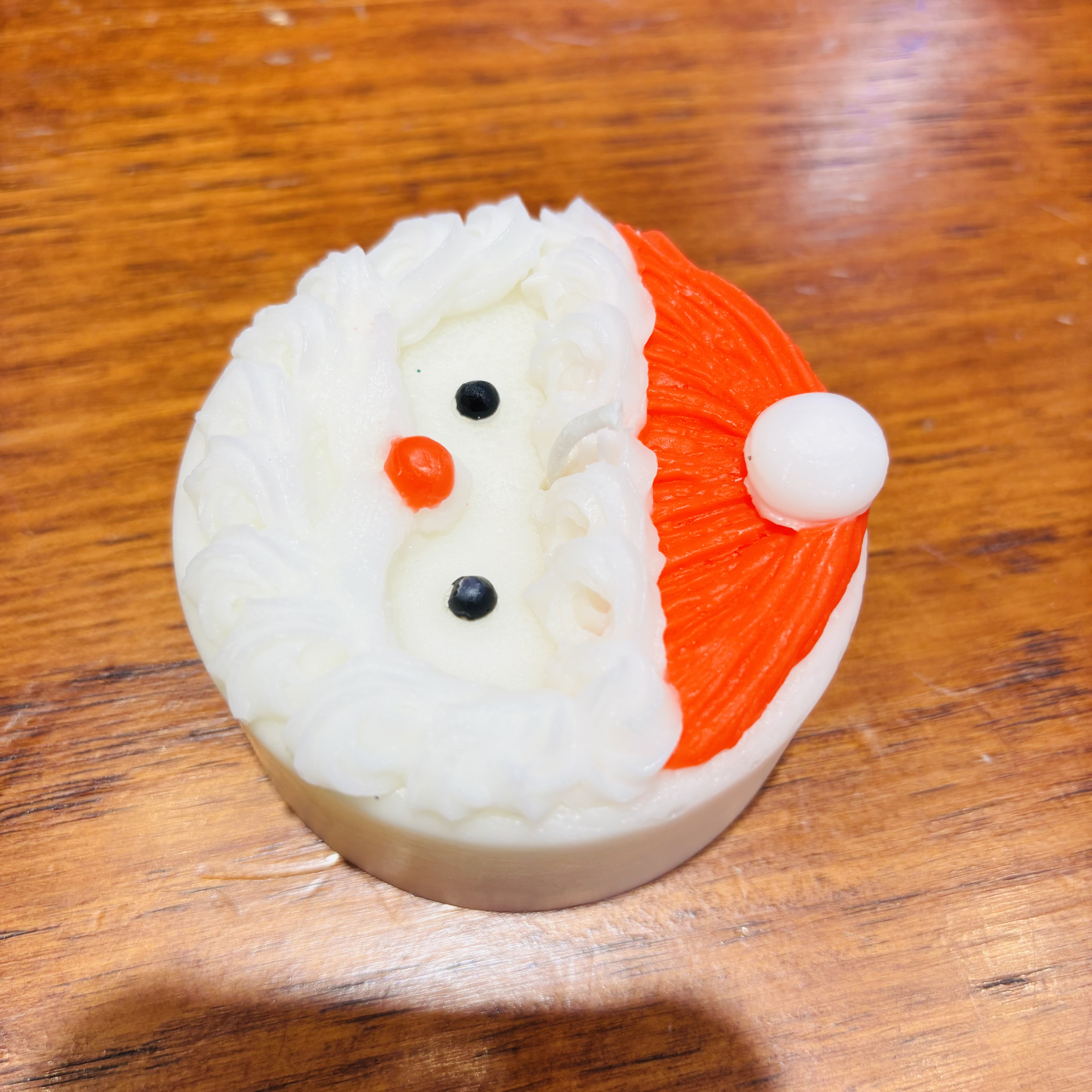 圣诞老人香薰蜡烛蛋糕伴手礼candle香氛蜡烛礼物圣诞节手工造型蜡细节图