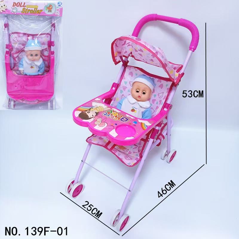 婴儿推车轻便折叠宝宝车婴儿车口袋车多功能婴儿车宝宝推车可坐躺适用0-3岁宝宝推车产品图