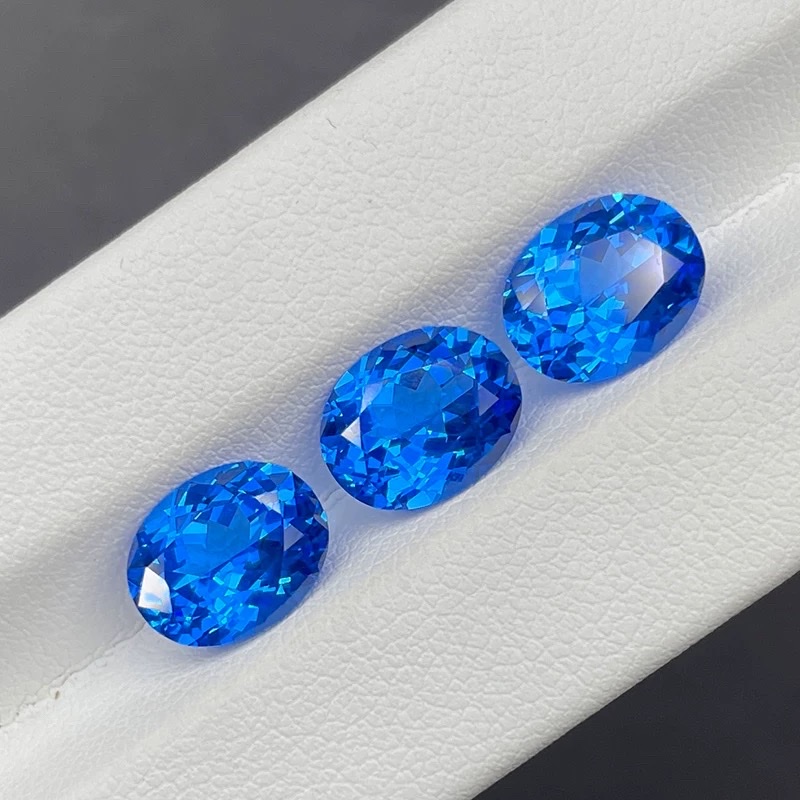 钴蓝培育宝石生长尖晶石图