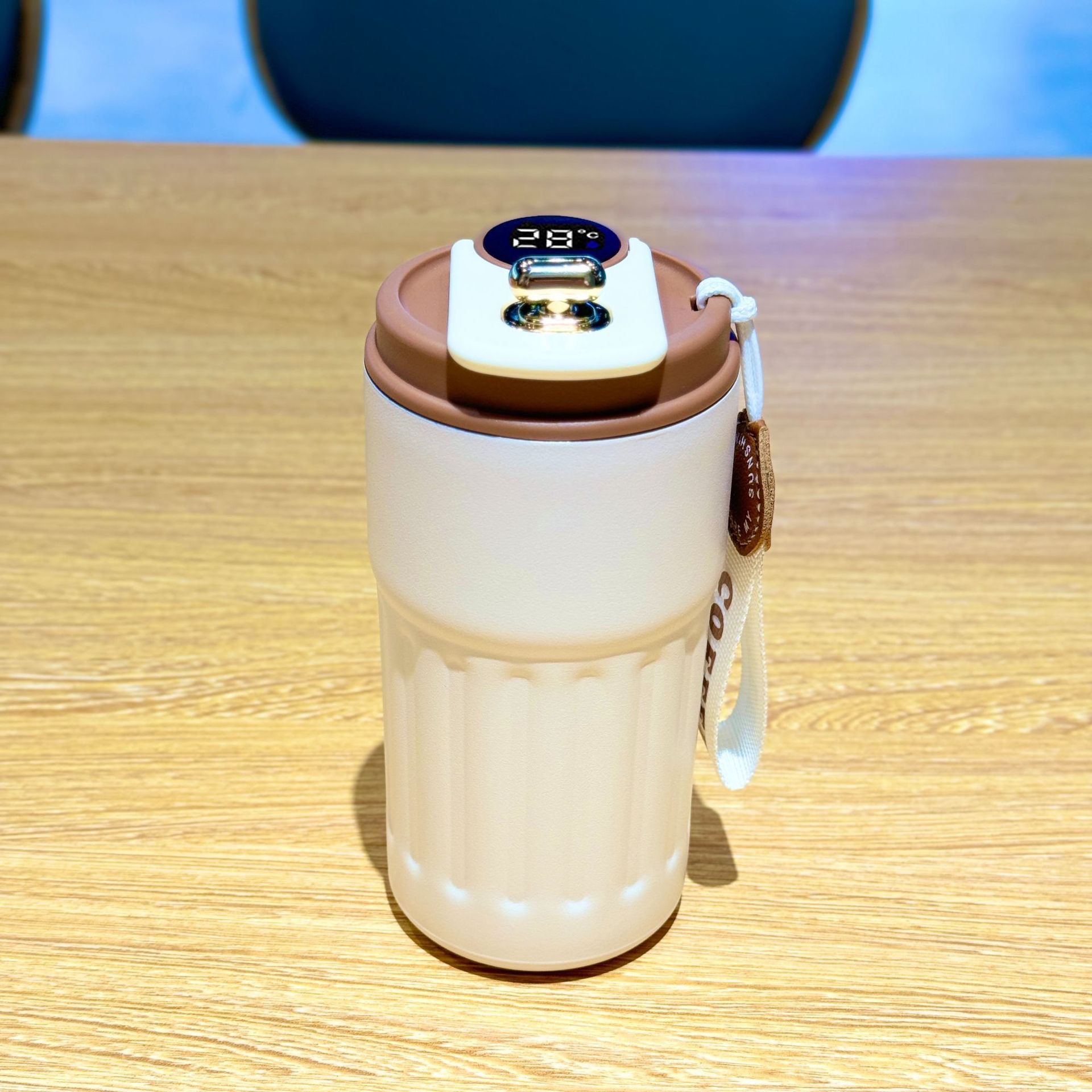 316 stainless steel smart coffee cup, insulated cup, gift, high appearance level, portable drawstring water cup, student travel cup Specification image