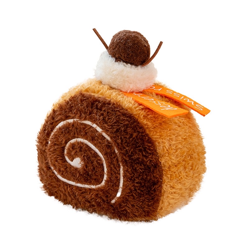 可爱蛋糕美食甜点玩偶巧克力三明治瑞士卷下午茶咖啡饼干毛绒玩具详情图4