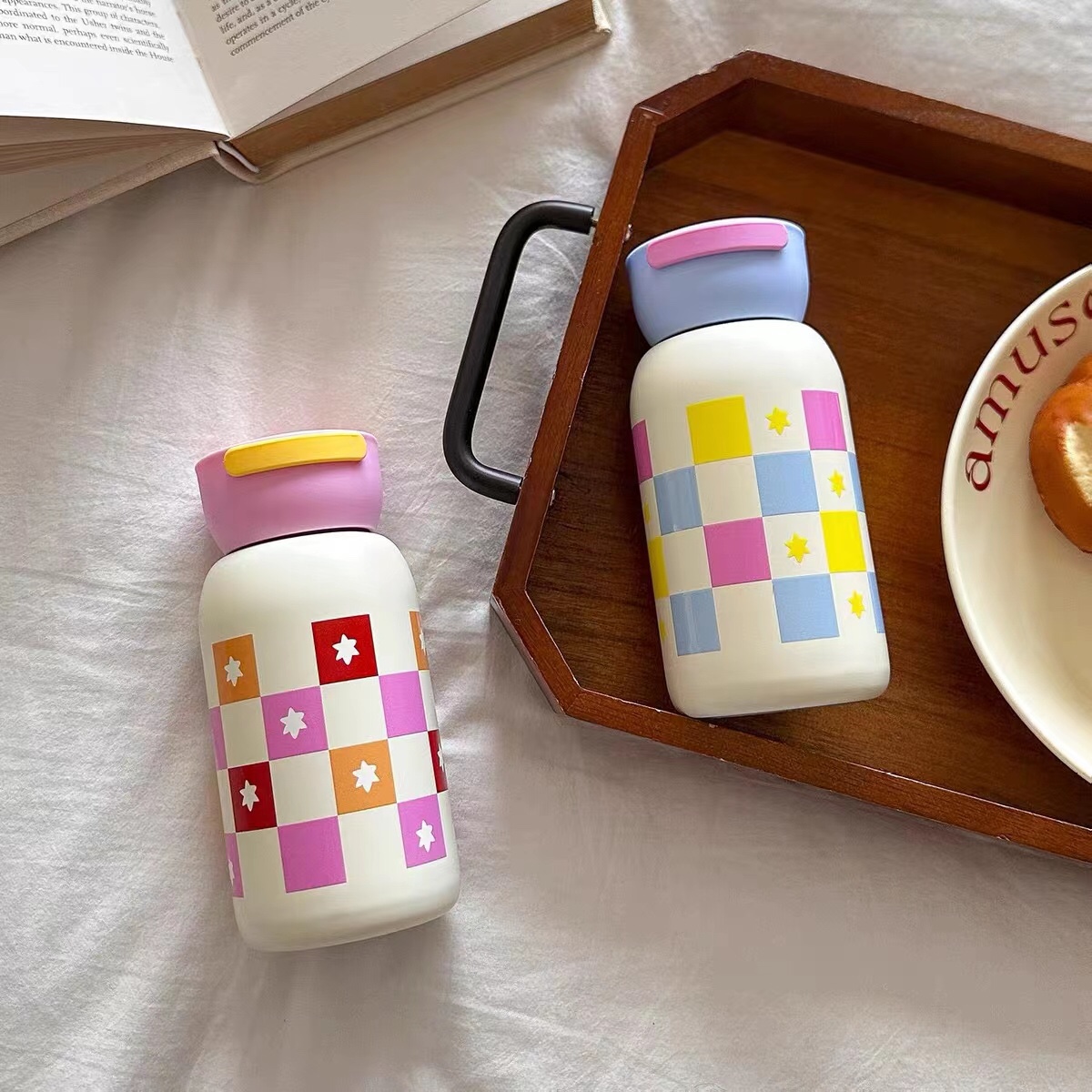 # ys-water New Portable Milk Insulated Cup ✨ item number: XDFXM0353/0355 Capacity: 280ML/350ML Material: inner 3 Item Picture