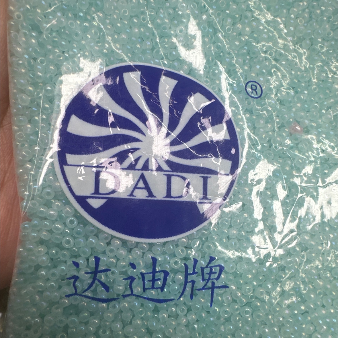 迷你玻璃米珠 细款手工串珠 发绳挂件DIY产品图