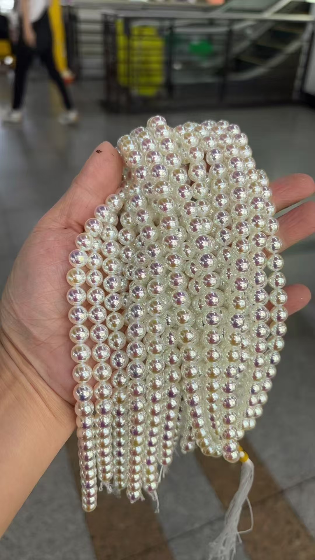 Handmade DIY beads, pearl beads, wooden beads accessories, multi-color creative handcrafted materials, jewelry making supplies, beads Item Picture