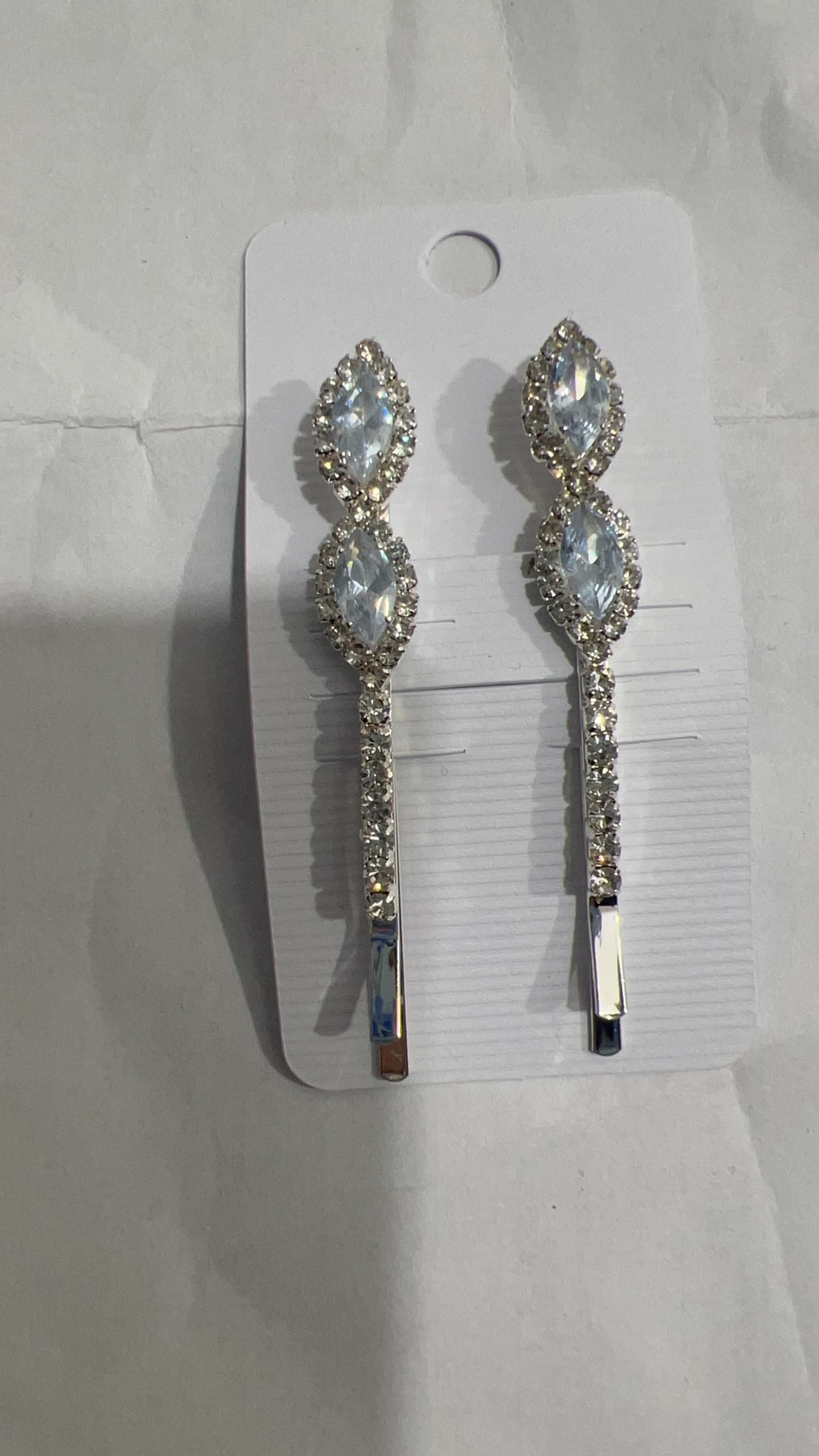 高级感爱心碎发夹子 小众灰色气质侧边一字刘海夹2024新款头饰品发夹头饰发夹发带发夹对装详情图3